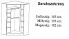 Faktum Mia fehér  - Sarokszekrény
