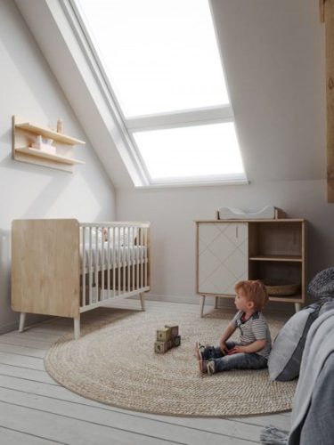 Faktum Peak Natural Oak & White  - 120-as babaágy