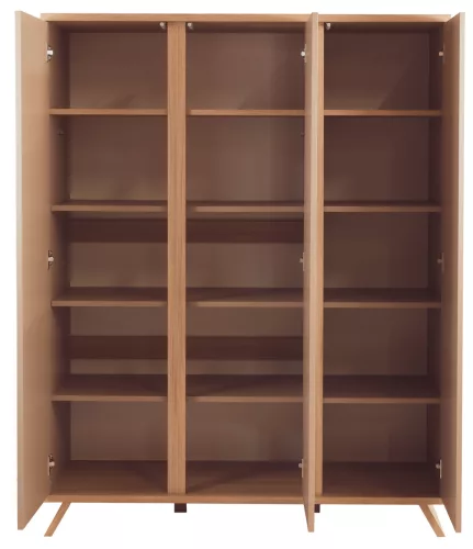 Faktum Sienna Cappuccino- 3 osztású szekrény