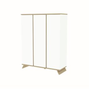 Faktum Sienna White- 3 osztású szekrény