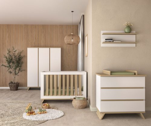 Faktum Sienna White- 3 osztású szekrény