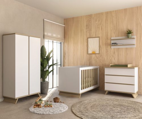 Faktum Sienna White- 2 osztású szekrény