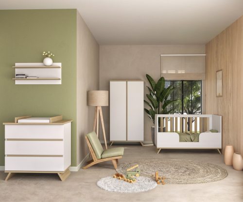 Faktum Sienna White- 2 osztású szekrény