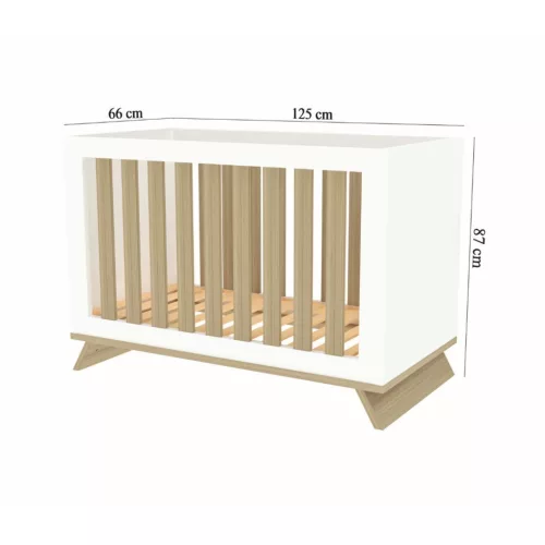Faktum Sienna White-átalakítható 120-as babaágy