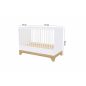 Faktum Lumina White 120-as átalakítható babaágy