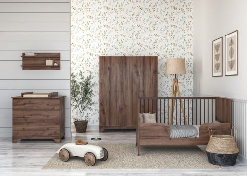 Faktum Nest Walnut 3 osztású szekrény