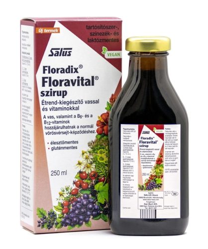 Salus Floradix Floravital szirup (250 ml) – vassal és vitaminokkal