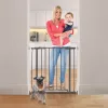 DREAMBABY Biztonsági fémrács AVA 75-81 cm, szürke