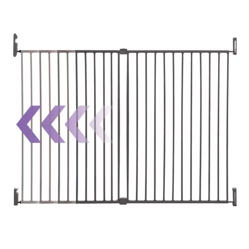 DREAMBABY Biztonsági korlát Broadway 2-panelos extra széles 76-134,5 cm fehér