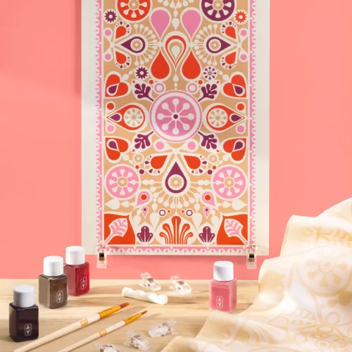 Djeco Műterem 11 - Selyem festés, Mandalák - Atelier 11, Silk Painting