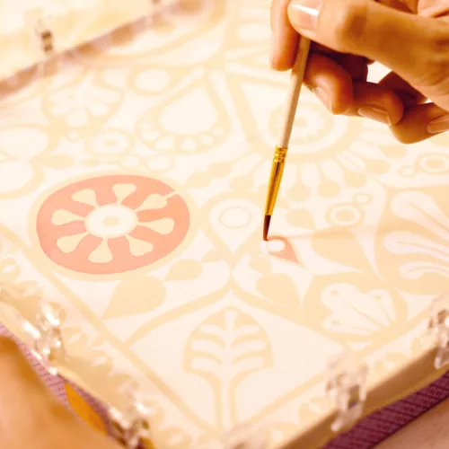 Djeco Műterem 11 - Selyem festés, Mandalák - Atelier 11, Silk Painting