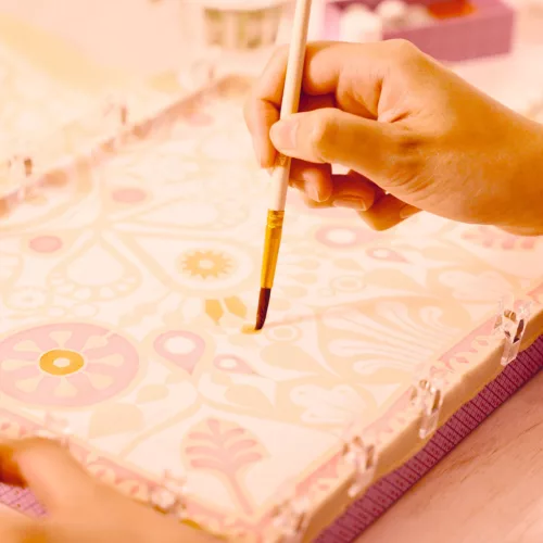 Djeco Műterem 11 - Selyem festés, Mandalák - Atelier 11, Silk Painting