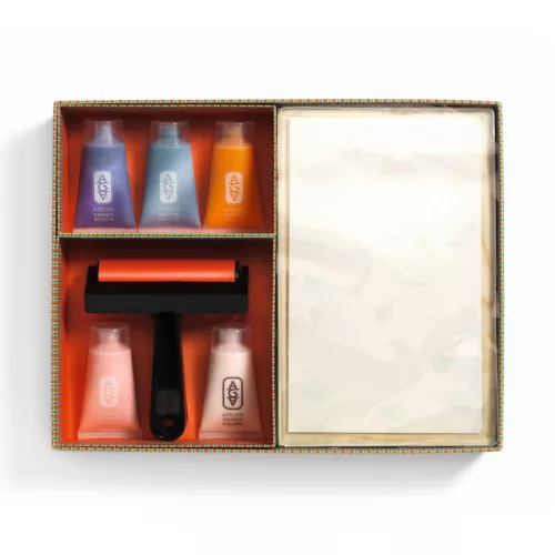 Djeco Műterem 47 - Gélnyomtatás, Éjjel és nappal - Atelier 47, Gel Printing