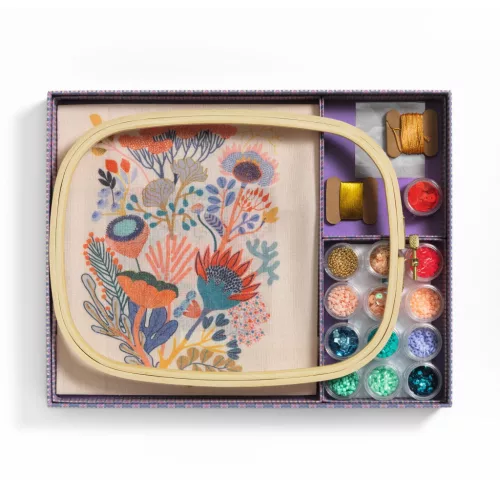 Djeco Műterem 58 - Gyöngyhímzés, Gyöngyvirág - Atelier 58, Beadwork