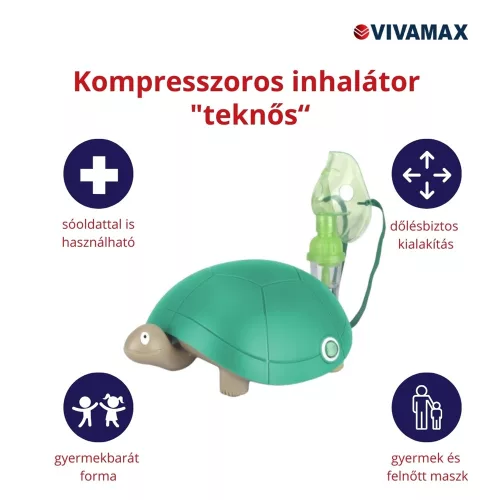 Kompresszoros inhalátor "teknős"