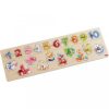 Haba fogantyús puzzle Állatszámoló