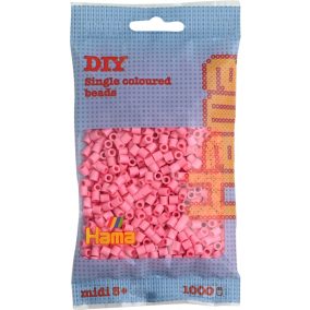 Hama Hama MIDI gyöngy - rózsaszín 1000 db-os - 20706