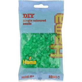   Hama Hama MIDI gyöngy - átlátszó zöld 1000 db-os - 20716