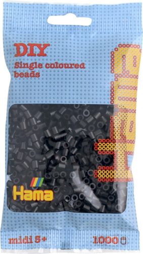 Hama Hama MIDI gyöngy - fekete 1000 db-os