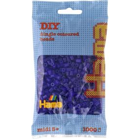   Hama Hama MIDI gyöngy - átlátszó, sötétlila 1000 db-os - 20724