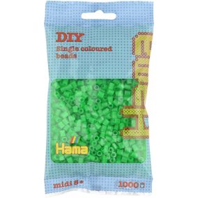 Hama Hama MIDI gyöngy - neonzöld 1000 db-os - 20737