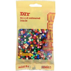   Hama Hama MIDI gyöngy - élénk vegyes, 22 szín 1000 db-os - 20767