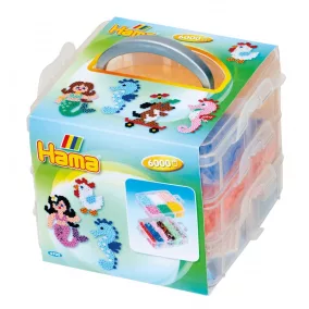  Hama Hama Tárolódoboz gyöngyökhöz 6000 db gyöngy és 3 alaplap - 6703