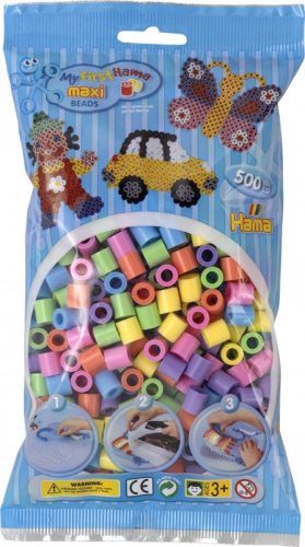 Hama Hama MAXI Első gyöngykészletem - 500 db-os pasztell színek - 8471