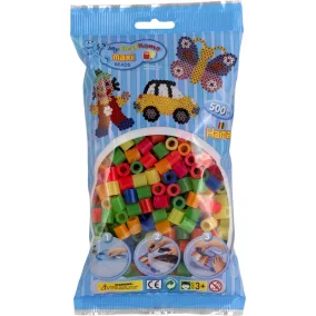   Hama Hama MAXI Első gyöngykészletem - 500 db-os neon színek - 8472