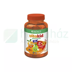 BÉRES VITAKID C+D3 GUMIVITAMIN 90DB