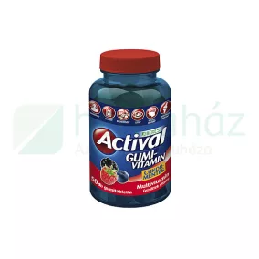 BÉRES ACTIVAL FELNŐTT MULTI GUMIVITAMIN 50DB