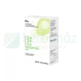 BIO VITALITY E-VITAMIN LÁGYZSELÉ KAPSZULA 60DB