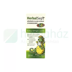   DR. THEISS HERBALSEPT KIDS KÖHÖGÉS ELLENI SZIRUP GYERMEKEKNEK 200ML