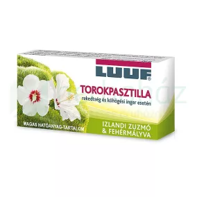   LUUF TOROKPASZTILLA IZLANDI ZUZMÓVAL ÉS FEHÉRMÁLYVÁVAL 20DB