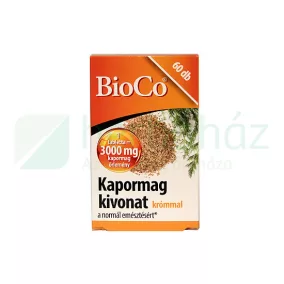 BIOCO KAPORMAG KIVONAT TABLETTA KRÓMMAL 60DB