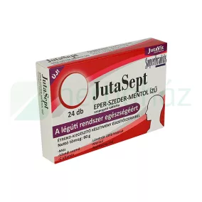   JUTAVIT JUTASEPT EPER-SZEDER-MENTOL ÍZŰ SZOPOGATÓ TABLETTA 24DB