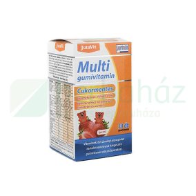 JUTAVIT MULTIVITAMIN GUMI CUKORMENTES EPER ÍZŰ GYEREK 50DB