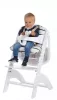 Childhome Lambda 3 Etetőszék - Etetőtálca - Fa - Fehér