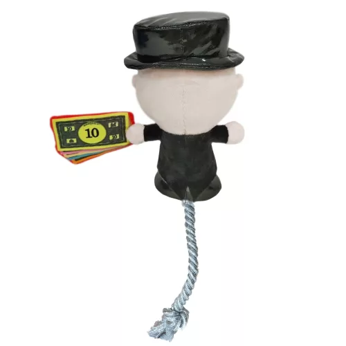 HASBRO Kutyajáték Monopoly Mr. Money plüss kötéllel húzáshoz 20 cm