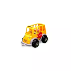   Viking Toys  Iskolabusz vezetővel és két utassal - Vikingtoys - 12 hó+