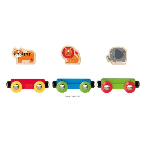 Hape Hape Vonatozó vadállatok - mágikus vonat - 18 hó+