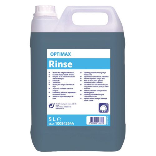 Optimax Rinse Gépi Öblítőszer 5L (2Db/Karton)