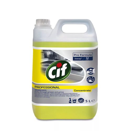 Cif Power Cleaner Degreaser Erőteljes Tisztító- És Zsíroldószer 5L (2Db/Karton)