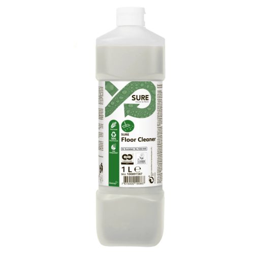 Sure Floor Cleaner Padozattisztító Szer, Növényi Alapú, 100% Lebomló 1L