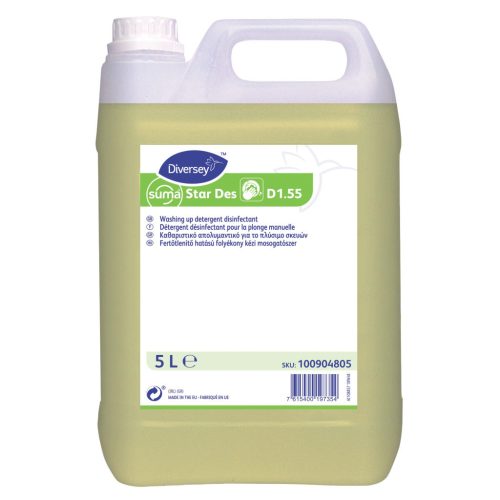 Suma Star Des D1.55 Fertőtlenítős Kézi Mosogató 5L (2Db/Karton)
