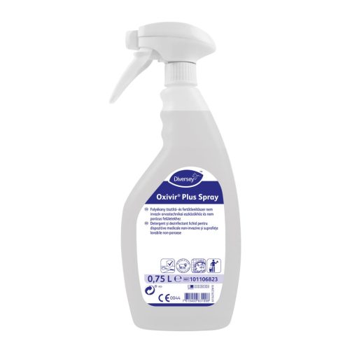 Oxivir Plus Spray Hidrogén-Peroxid Alapú, Folyékony Tisztító-, Fertőtlenítőszer 750Ml (6Db/Karton)
