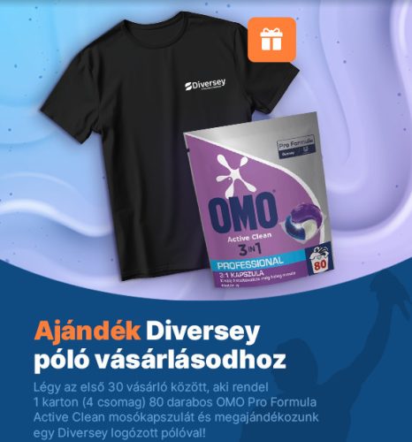 Omo Pro Formula Active Clean 3In1 Mosókapszula 80Db/Csg (4Csg/Karton)