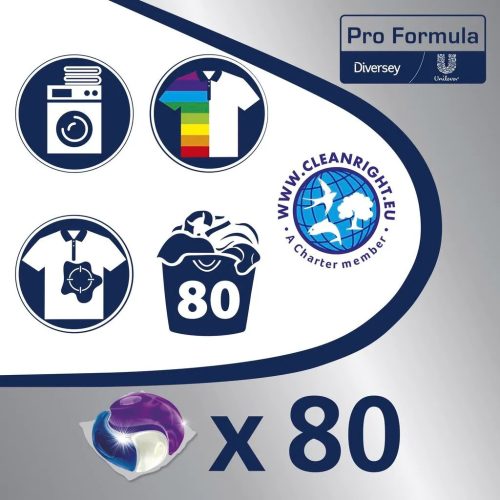 Omo Pro Formula Active Clean 3In1 Mosókapszula 80Db/Csg