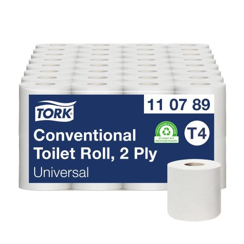 Tork Toalettpapír T4 Kistekercses Universal - 2 R., 30M, 250 Lap, 8Tek/Csg, 8Csg/Karton