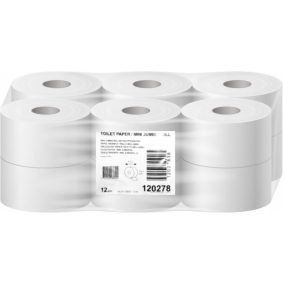   Tork Toalettpapír T2 Mini Jumbo Advanced - 2R., Fehér, 170M/Tek, 12Tek/Karton